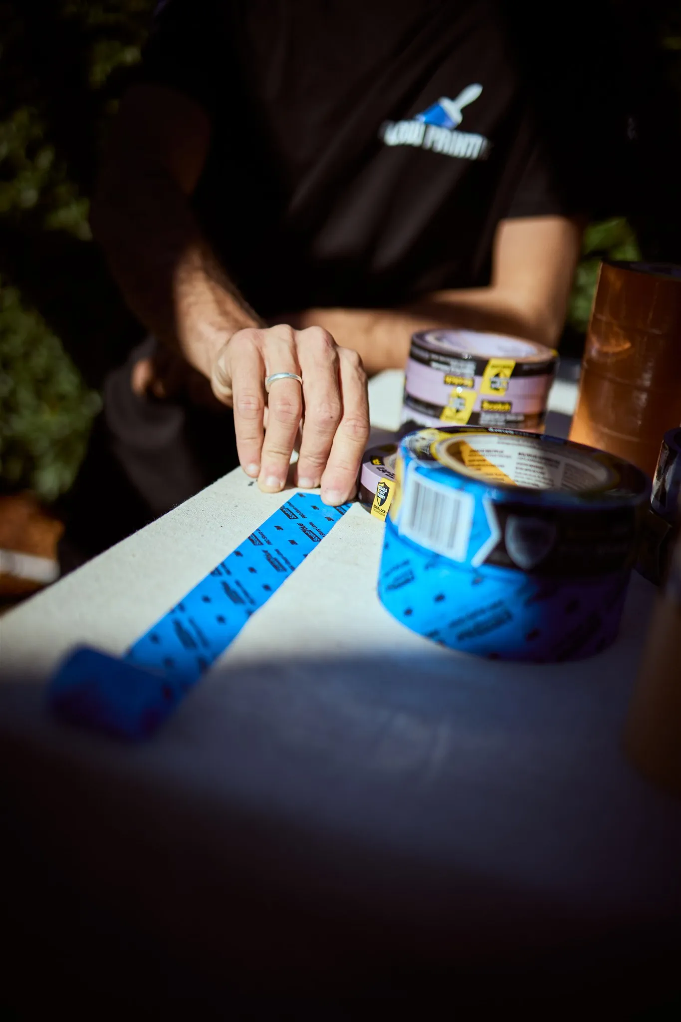 Detailed exterior trim painting work on Victoria heritage home